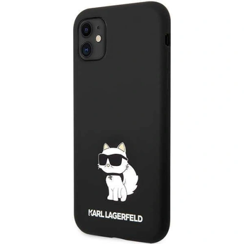 Etui Karl Lagerfeld KLHCN61SNCHBCK Apple iPhone 11/XR hardcase czarny/black Silicone Choupette
