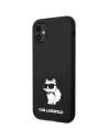 Wholesale Karl Lagerfeld KLHCN61SNCHBCK Apple iPhone 11/XR hardcase black Silicone Choupette - KLD1455 - {ean13} - Hurt