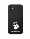 Wholesale Karl Lagerfeld KLHCN61SNCHBCK Apple iPhone 11/XR hardcase black Silicone Choupette - KLD1455 - {ean13} - Hurt
