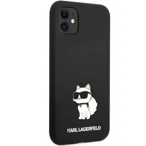 Hurtownia GSM - Etui Karl Lagerfeld KLHCN61SNCHBCK Apple iPhone 11/XR keménytok fekete/szilikon Choupette - KLD1455 - {ean13} - Hurt