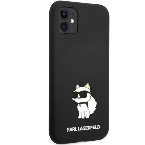 Etui Karl Lagerfeld KLHCN61SNCHBCK Apple iPhone 11/XR hardcase czarny/black Silicone Choupette