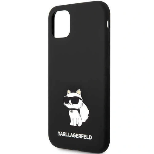 Etui Karl Lagerfeld KLHCN61SNCHBCK Apple iPhone 11/XR hardcase czarny/black Silicone Choupette