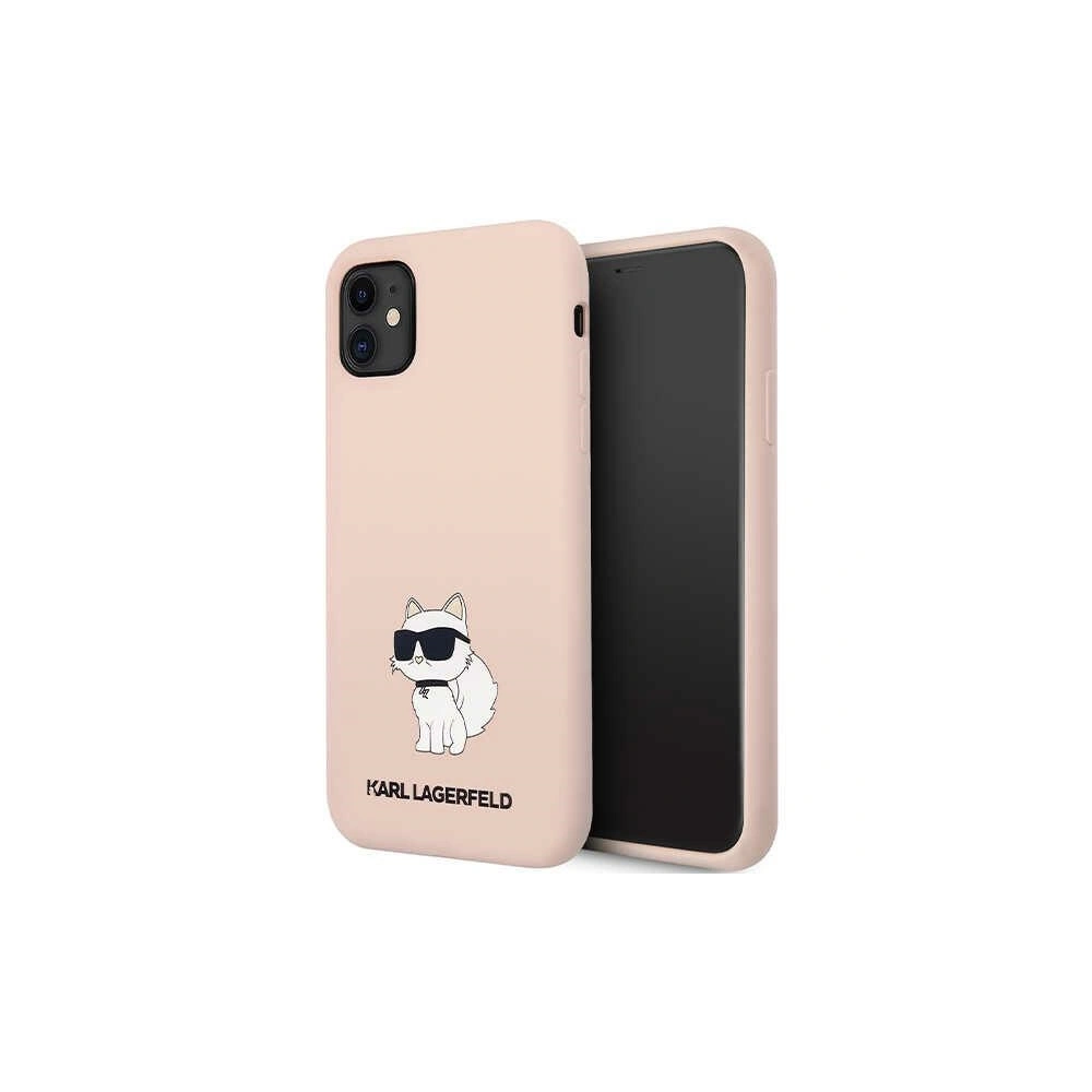 Hurtownia GSM - Etui Karl Lagerfeld KLHCN61SNCHBCP Apple iPhone 11/XR hardcase roz/pink Silicone Choupette - KLD1456 - {ean13} - Hurt