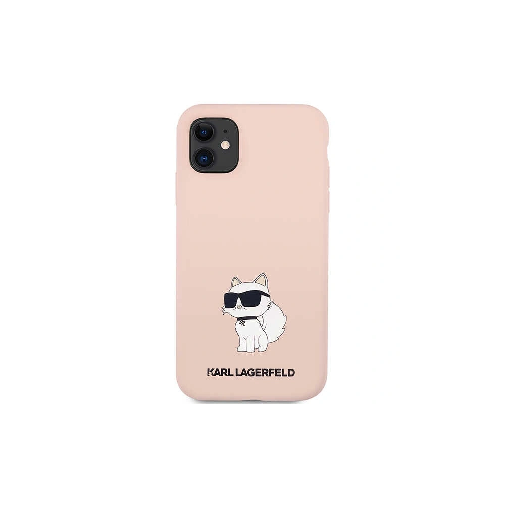 Hurtownia GSM - Etui Karl Lagerfeld KLHCN61SNCHBCP Apple iPhone 11/XR hardcase roz/pink Silicone Choupette - KLD1456 - {ean13} - Hurt