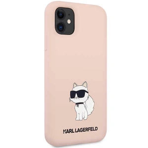 Hurtownia GSM - Etui Karl Lagerfeld KLHCN61SNCHBCP Apple iPhone 11/XR hardcase rózsaszín/pink Silicone Choupette - KLD1456 - {ean13} - Hurt