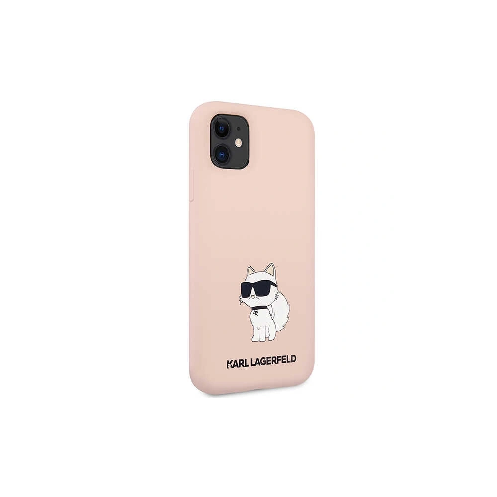 Hurtownia GSM - Etui Karl Lagerfeld KLHCN61SNCHBCP Apple iPhone 11/XR hardcase roz/pink Silicone Choupette - KLD1456 - {ean13} - Hurt