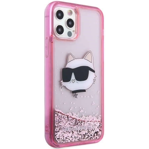 Hurtownia GSM - Etui Karl Lagerfeld KLHCP12MLNCHCP Apple iPhone 12/12 Pro růžový/pink hardcase Glitter Choupette Head - KLD1457 - {ean13} - Hurt
