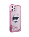 Hurtownia GSM - Etui Karl Lagerfeld KLHCP12MLNCHCP Apple iPhone 12/12 Pro růžový/pink hardcase Glitter Choupette Head - KLD1457 - {ean13} - Hurt