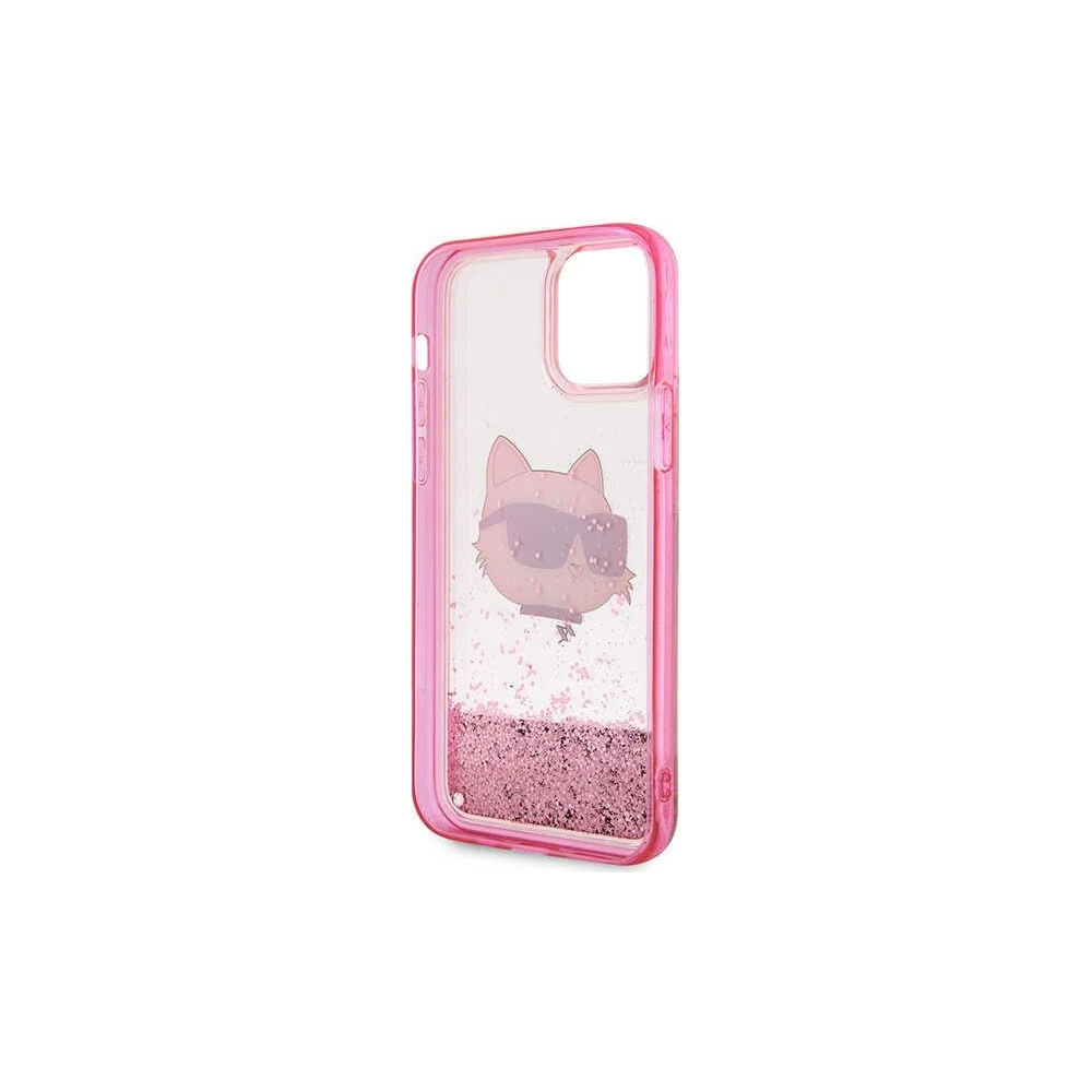 Hurtownia GSM - Etui Karl Lagerfeld KLHCP12MLNCHCP Apple iPhone 12/12 Pro růžový/pink hardcase Glitter Choupette Head - KLD1457 - {ean13} - Hurt