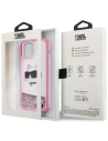 Hurtownia GSM - Etui Karl Lagerfeld KLHCP12MLNCHCP Apple iPhone 12/12 Pro růžový/pink hardcase Glitter Choupette Head - KLD1457 - {ean13} - Hurt