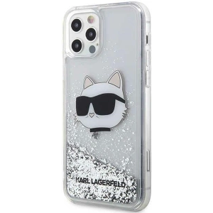 Hurtownia GSM - Etui Karl Lagerfeld KLHCP12MLNCHCS Apple iPhone 12/12 Pro stříbrný/silver hardcase Glitter Choupette Head - KLD1458 - {ean13} - Hurt