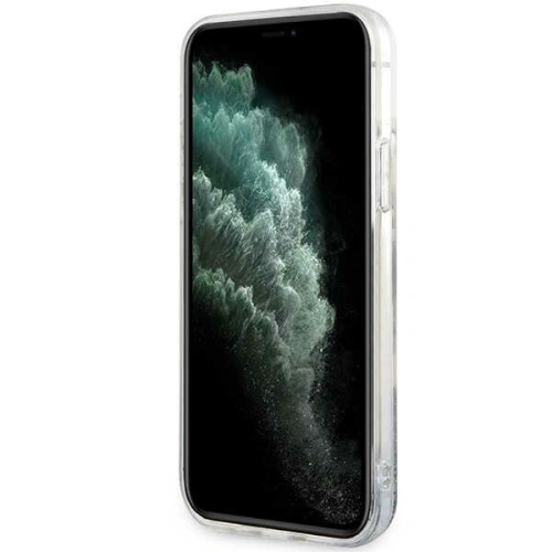 Etui Karl Lagerfeld KLHCP12MLNCHCS Apple iPhone 12/12 Pro srebrny/silver hardcase Glitter Choupette Head