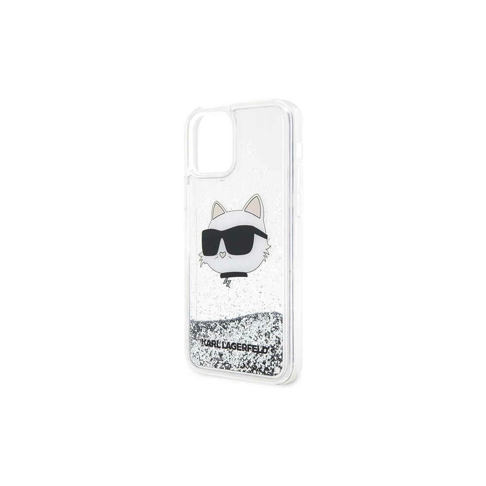 Hurtownia GSM - Etui Karl Lagerfeld KLHCP12MLNCHCS Apple iPhone 12/12 Pro argintiu/silver hardcase Glitter Choupette Head - KLD1458 - {ean13} - Hurt