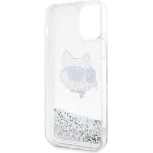 Hurtownia GSM - Etui Karl Lagerfeld KLHCP12MLNCHCS Apple iPhone 12/12 Pro stříbrný/silver hardcase Glitter Choupette Head - KLD1458 - {ean13} - Hurt