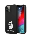 Etui Karl Lagerfeld KLHCP12MSNCHBCK Apple iPhone 12/12 Pro hardcase černý/black Silicone Choupette