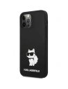 Hurtownia GSM - Case Karl Lagerfeld KLHCP12MSNCHBCK Apple iPhone 12/12 Pro Hardcase schwarz/black Silikon Choupette - KLD1459 - {ean13} - Hurt