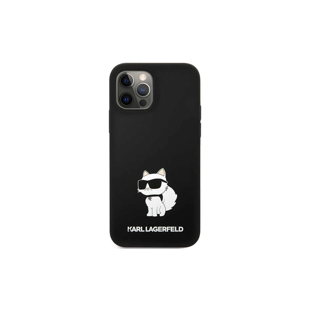 Hurtownia GSM - Case Karl Lagerfeld KLHCP12MSNCHBCK Apple iPhone 12/12 Pro Hardcase schwarz/black Silikon Choupette - KLD1459 - {ean13} - Hurt