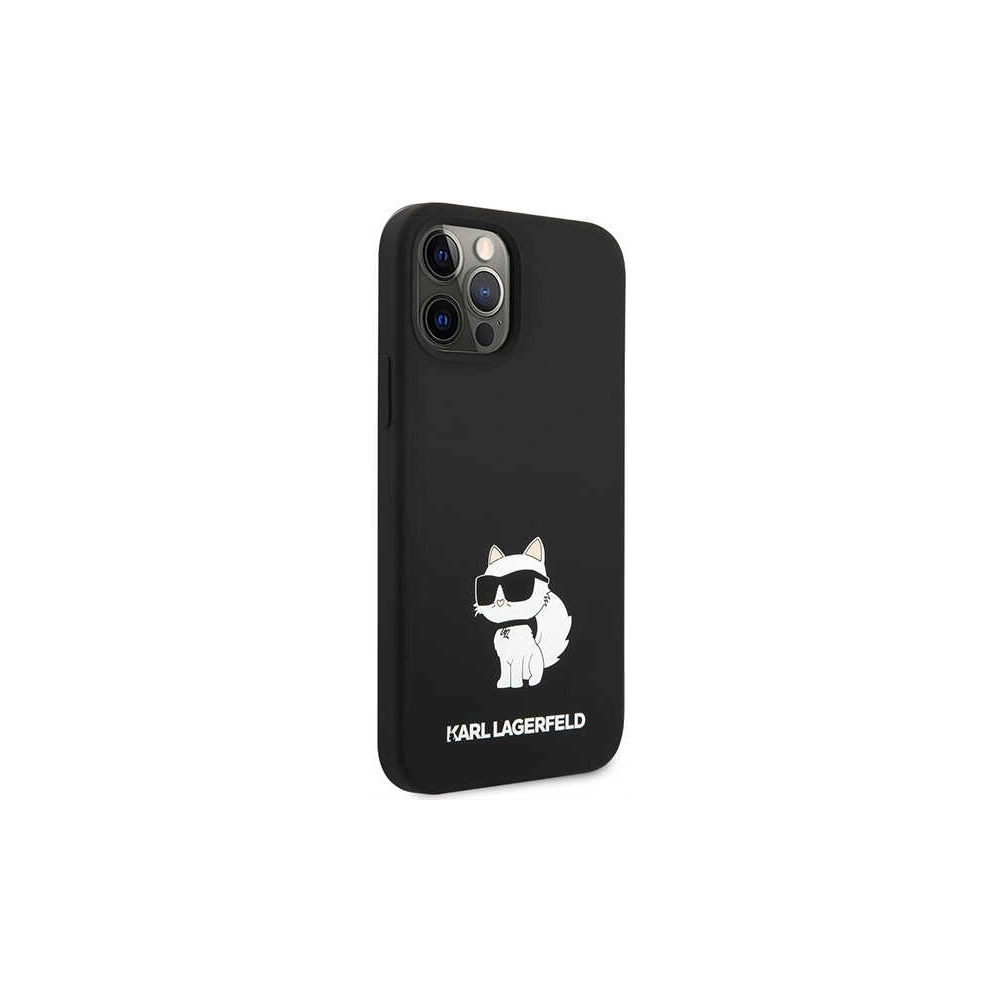 Hurtownia GSM - Case Karl Lagerfeld KLHCP12MSNCHBCK Apple iPhone 12/12 Pro Hardcase schwarz/black Silikon Choupette - KLD1459 - {ean13} - Hurt
