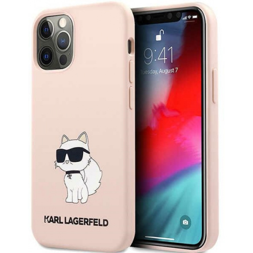 Karl Lagerfeld Distributor - 3666339119041 - KLD1460 - Karl Lagerfeld KLHCP12MSNCHBCP Apple iPhone 12/12 Pro hardcase pink Silicone Choupette - B2B homescreen