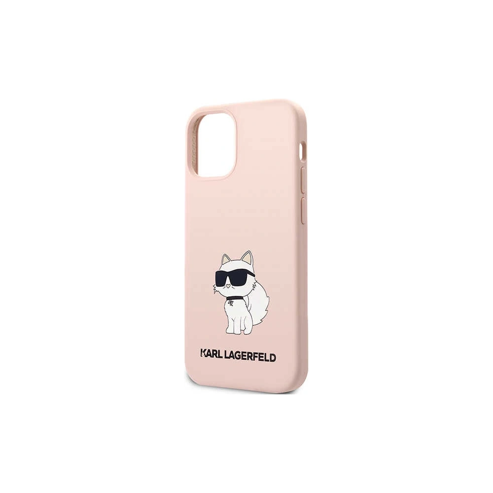 Hurtownia GSM - Etui Karl Lagerfeld KLHCP12MSNCHBCP Apple iPhone 12/12 Pro hardcase růžový/pink silikon Choupette - KLD1460 - {ean13} - Hurt