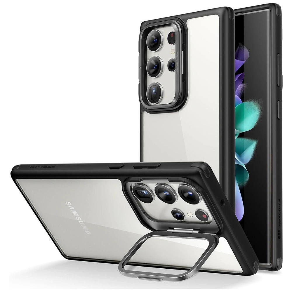 Hurtownia GSM - Case ESR Classic Kickstand Samsung Galaxy S23 Ultra Clear/schwarz - ESR657 - {ean13} - Hurt