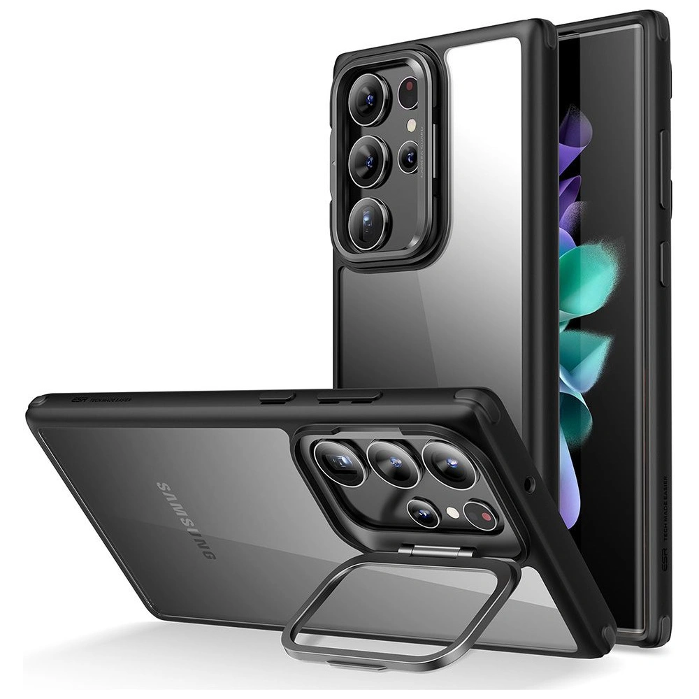 Hurtownia GSM - Case ESR Classic Kickstand Samsung Galaxy S23 Ultra Clear/schwarz - ESR657 - {ean13} - Hurt