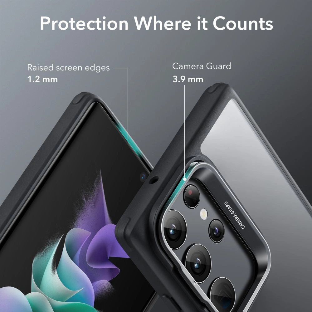 Hurtownia GSM - Case ESR Classic Kickstand Samsung Galaxy S23 Ultra Clear/schwarz - ESR657 - {ean13} - Hurt