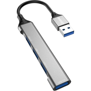 Hurtownia GSM - Dudao HUB 4in1 USB-A/4x USB-A(3 x USB 2.0/USB 3.0) 6,3cm černý (A16B) - DDA252 - {ean13} - Hurt