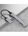 Hurtownia GSM - Dudao HUB 4in1 USB-A/4x USB-A(3 x USB 2.0/USB 3.0) 6,3cm černý (A16B) - DDA252 - {ean13} - Hurt