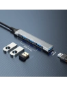 Hurtownia GSM - Dudao HUB 4in1 USB-A/4x USB-A(3 x USB 2.0/USB 3.0) 6,3cm černý (A16B) - DDA252 - {ean13} - Hurt