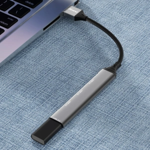 Hurtownia GSM - Dudao HUB 4in1 USB-A/4x USB-A(3 x USB 2.0/USB 3.0) 6,3cm černý (A16B) - DDA252 - {ean13} - Hurt