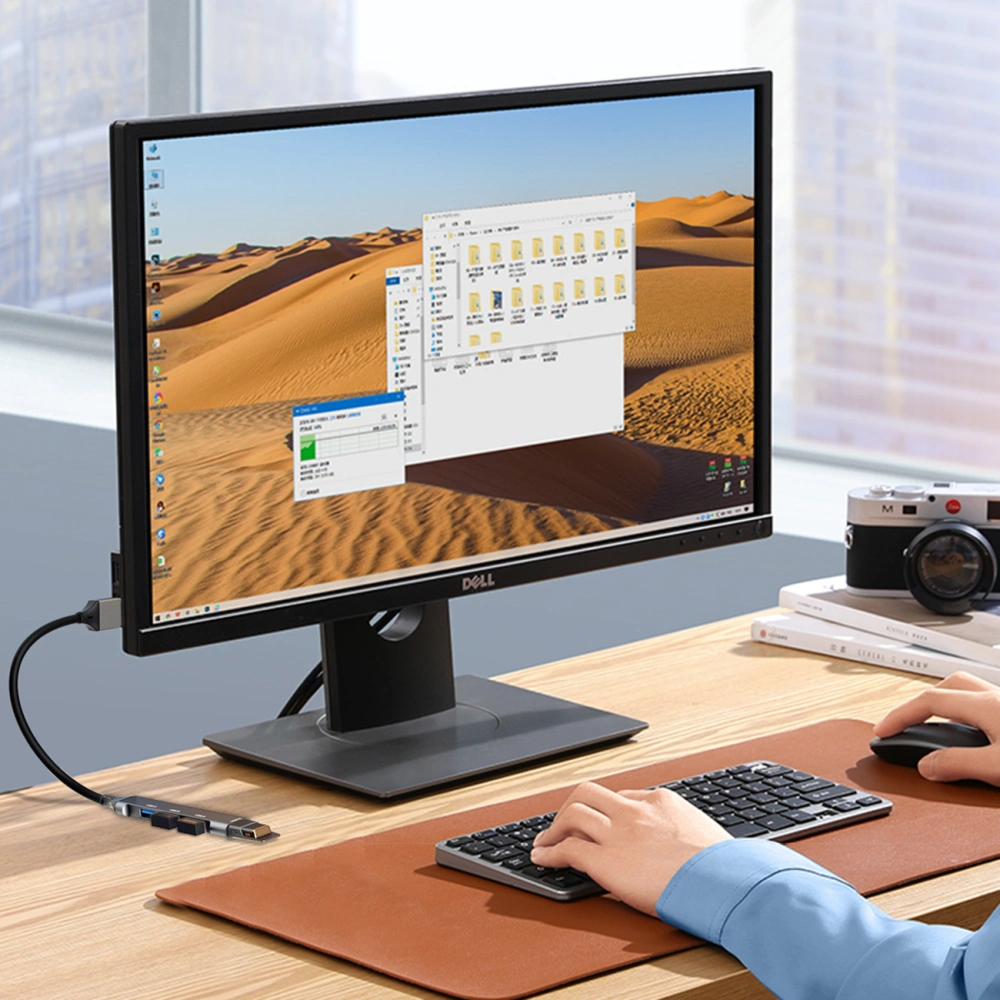 Hurtownia GSM - Dudao HUB 4in1 USB-A/4x USB-A(3 x USB 2.0/USB 3.0) 6,3cm černý (A16B) - DDA252 - {ean13} - Hurt