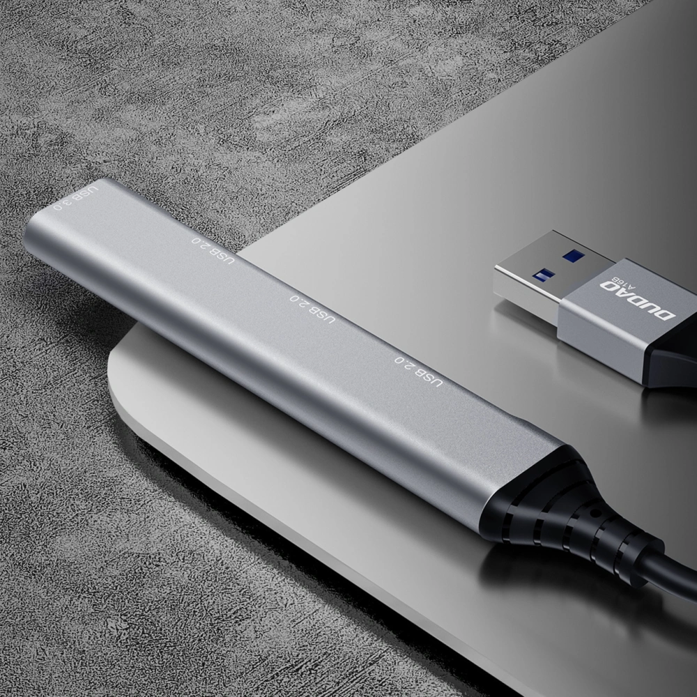 Hurtownia GSM - Dudao HUB 4in1 USB-A/4x USB-A(3 x USB 2.0/USB 3.0) 6,3cm černý (A16B) - DDA252 - {ean13} - Hurt