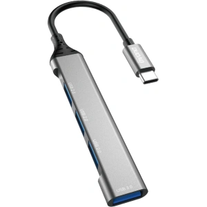 Hurtownia GSM - Dudao HUB 4in1 USB-C/4x USB-A(3 x USB 2.0/USB 3.0) 6,3cm černý (A16T) - DDA253 - {ean13} - Hurt