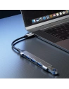 Hurtownia GSM - Dudao HUB 4in1 USB-C/4x USB-A(3 x USB 2.0/USB 3.0) 6,3cm černý (A16T) - DDA253 - {ean13} - Hurt