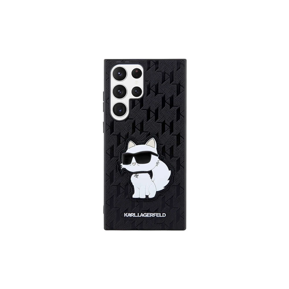 Hurtownia GSM - Etui Karl Lagerfeld KLHCS23LSAKLHCPK Samsung Galaxy S23 Ultra hardcase czarny/black Saffiano Monogram Choupette - KLD1461 - {ean13} - Hurt