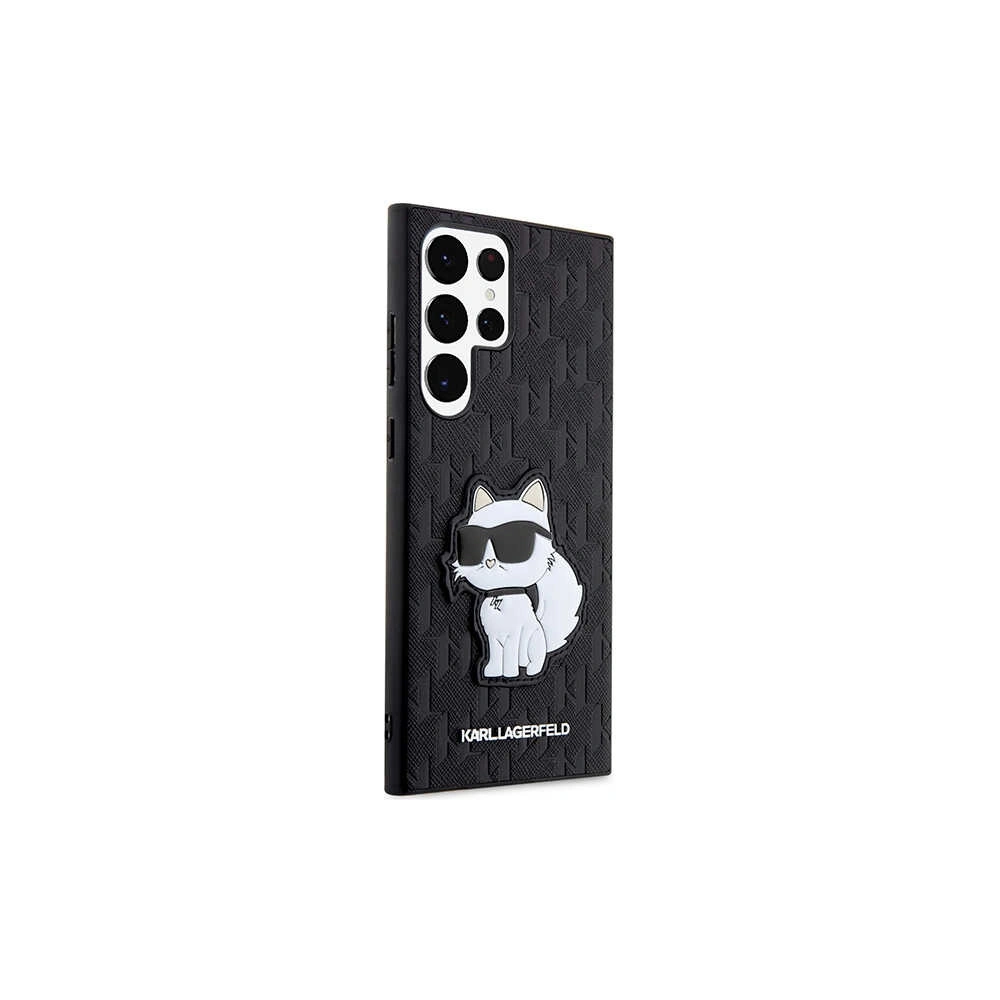 Hurtownia GSM - Etui Karl Lagerfeld KLHCS23LSAKLHCPK Samsung Galaxy S23 Ultra hardcase czarny/black Saffiano Monogram Choupette - KLD1461 - {ean13} - Hurt