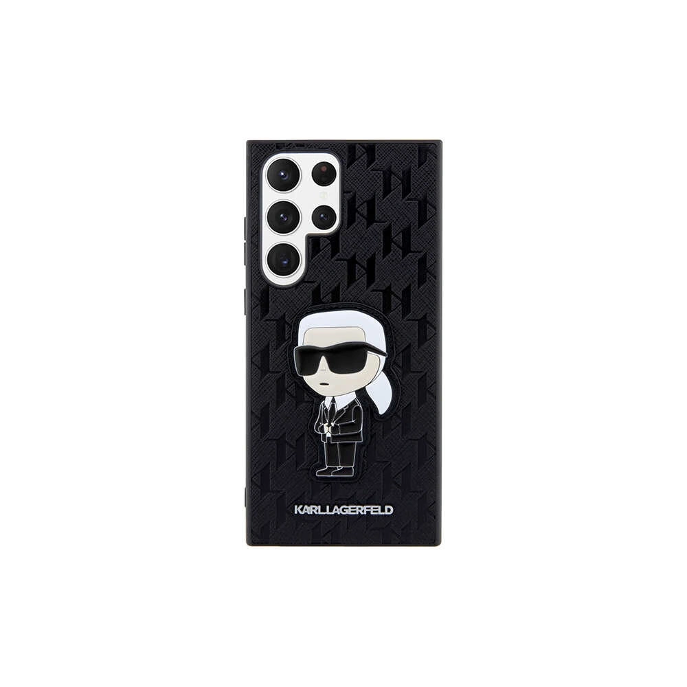 Hurtownia GSM - Etui Karl Lagerfeld KLHCS23LSAKLHKPK Samsung Galaxy S23 Ultra hardcase černý/black Saffiano Monogram Ikonik - KLD1462 - {ean13} - Hurt