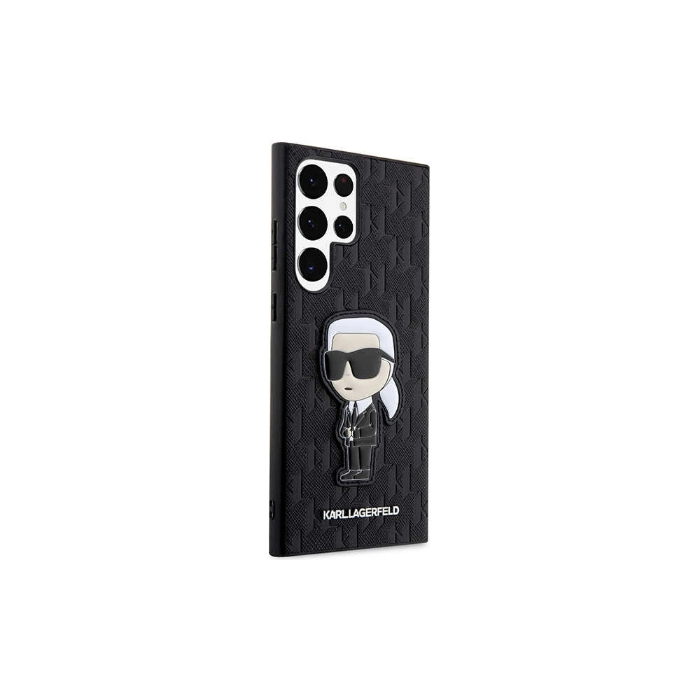 Hurtownia GSM - Etui Karl Lagerfeld KLHCS23LSAKLHKPK Samsung Galaxy S23 Ultra hardcase černý/black Saffiano Monogram Ikonik - KLD1462 - {ean13} - Hurt
