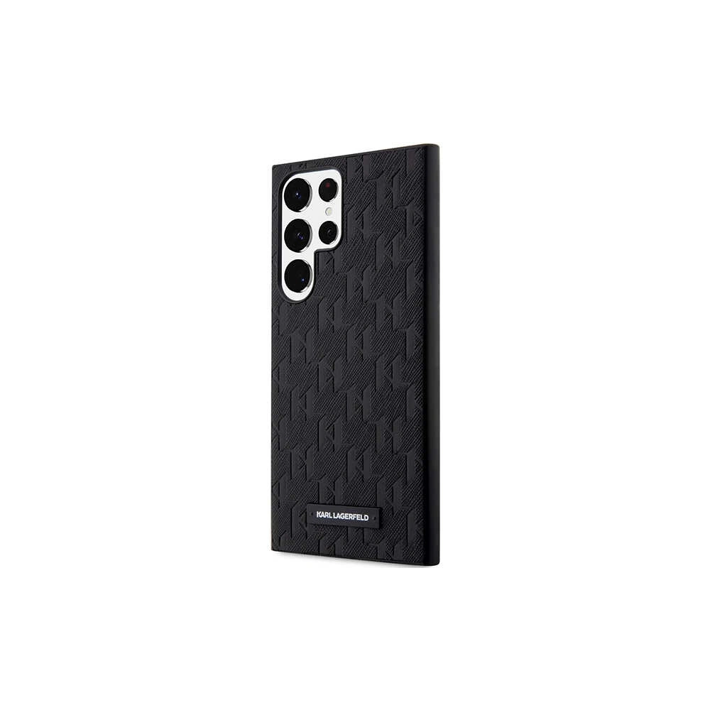 Hurtownia GSM - Etui Karl Lagerfeld KLHCS23LSAKLHPK Samsung Galaxy S23 Ultra tvrdý obal černý/black Saffiano Mono Metal Logo - KLD1463 - {ean13} - Hurt