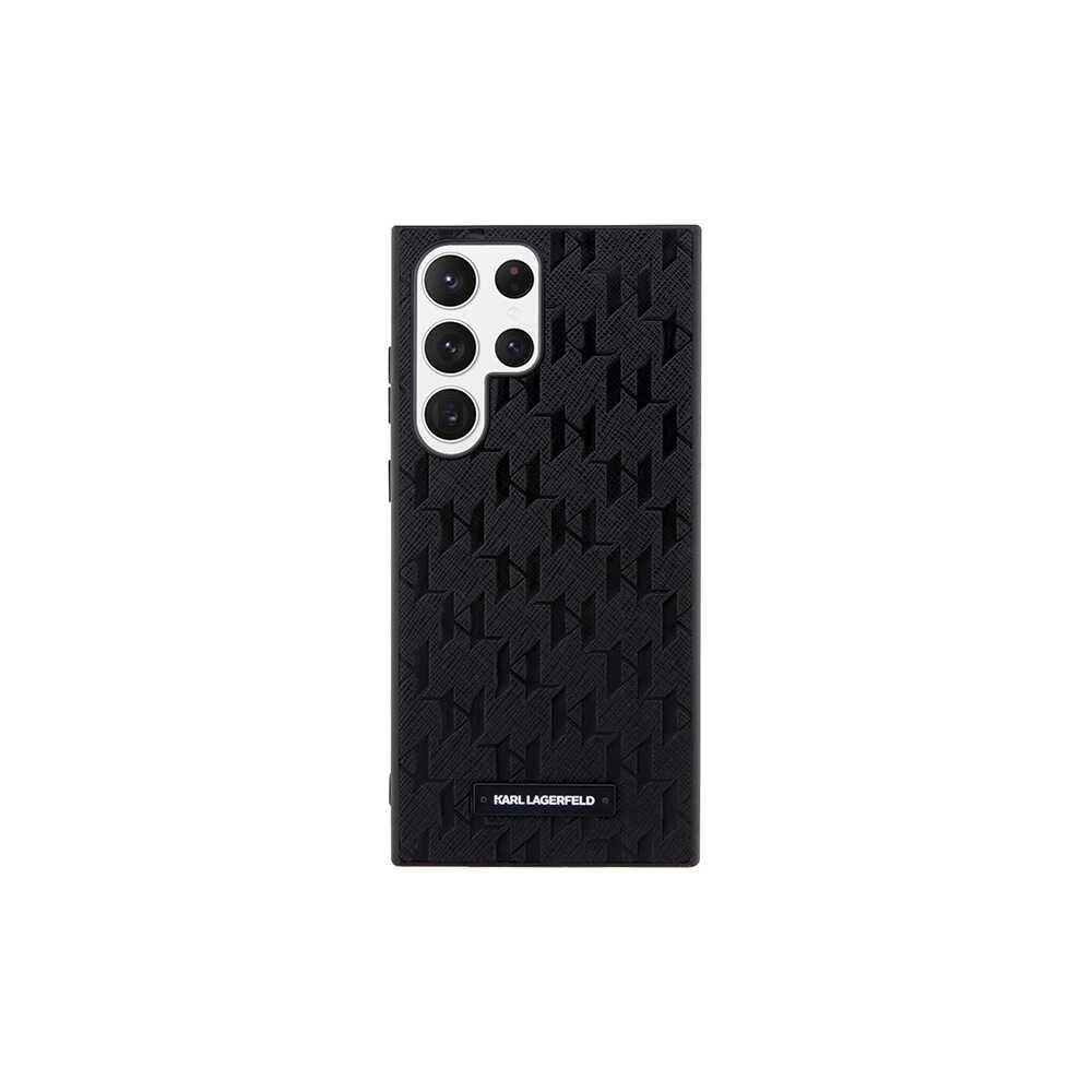 Hurtownia GSM - Etui Karl Lagerfeld KLHCS23LSAKLHPK Samsung Galaxy S23 Ultra tvrdý obal černý/black Saffiano Mono Metal Logo - KLD1463 - {ean13} - Hurt