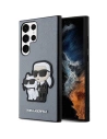 Etui Karl Lagerfeld KLHCS23LSANKCPG Samsung Galaxy S23 Ultra hardcase szary/grey Saffiano Karl & Choupette