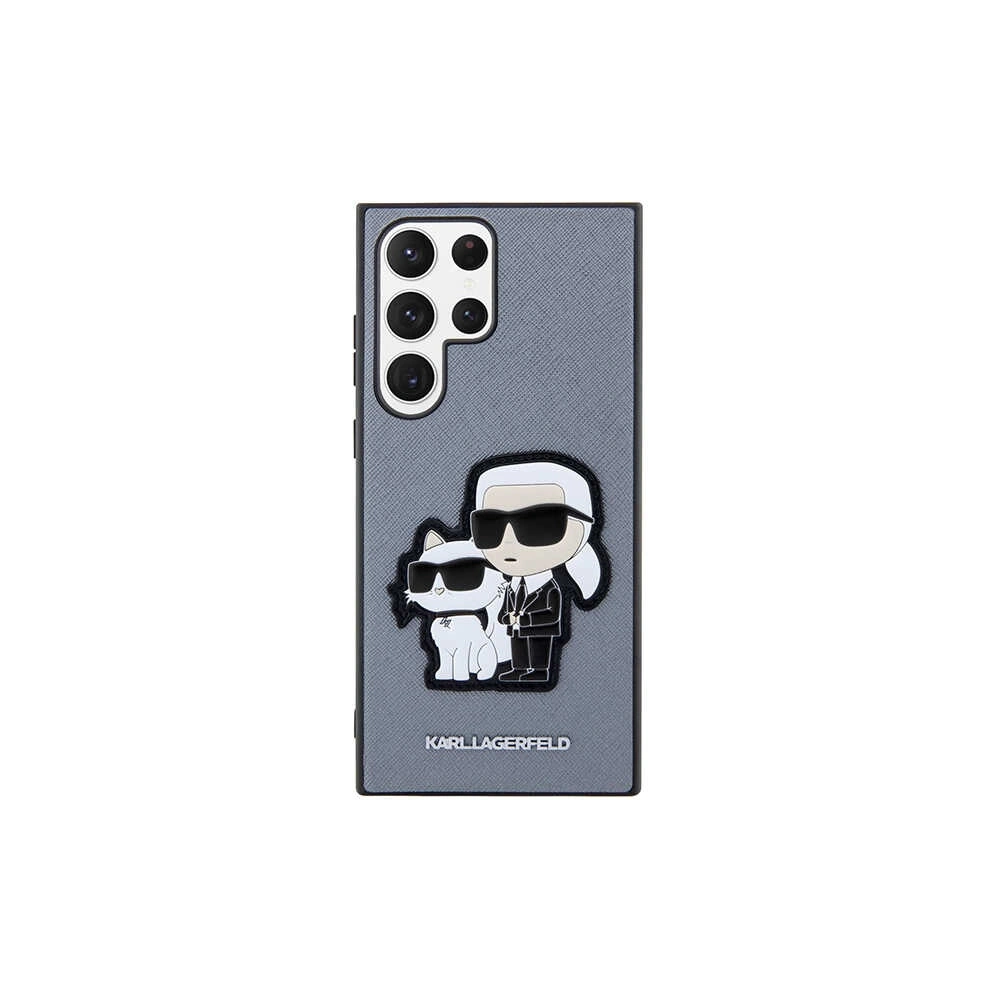 Hurtownia GSM - Etui Karl Lagerfeld KLHCS23LSANKCPG Samsung Galaxy S23 Ultra hardcase gri/grey Saffiano Karl & Choupette - KLD1464 - {ean13} - Hurt