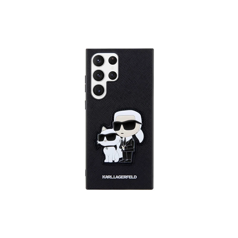 Hurtownia GSM - Etui Karl Lagerfeld KLHCS23LSANKCPK Samsung Galaxy S23 Ultra hardcase černý/black Saffiano Karl & Choupette - KLD1465 - {ean13} - Hurt
