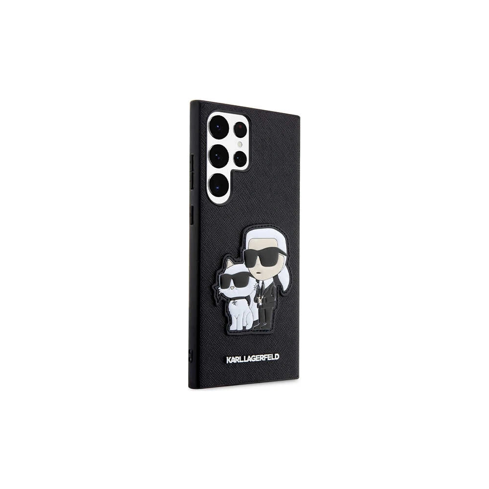 Hurtownia GSM - Etui Karl Lagerfeld KLHCS23LSANKCPK Samsung Galaxy S23 Ultra hardcase černý/black Saffiano Karl & Choupette - KLD1465 - {ean13} - Hurt