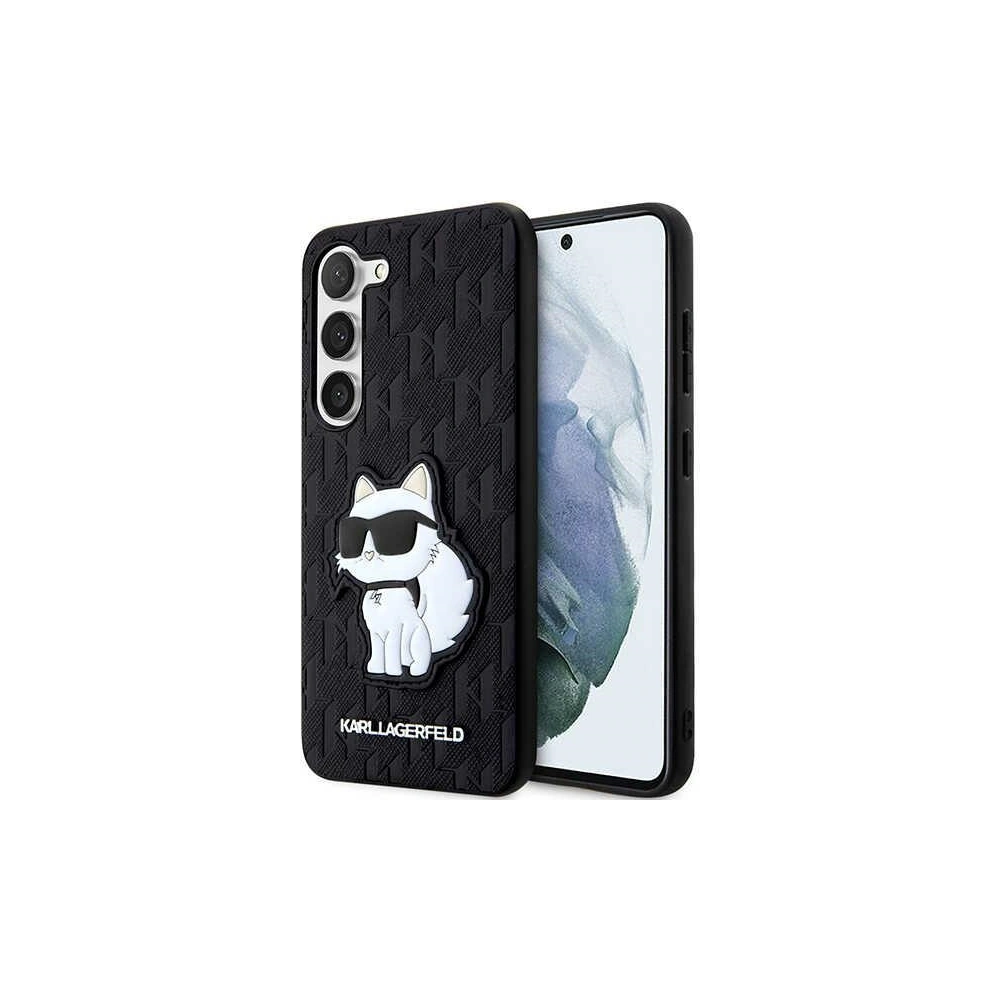 Hurtownia GSM - Etui Karl Lagerfeld KLHCS23MSAKLHCPK Samsung Galaxy S23+ Plus hardcase negru/black Saffiano Monogram Choupette - KLD1466 - {ean13} - Hurt