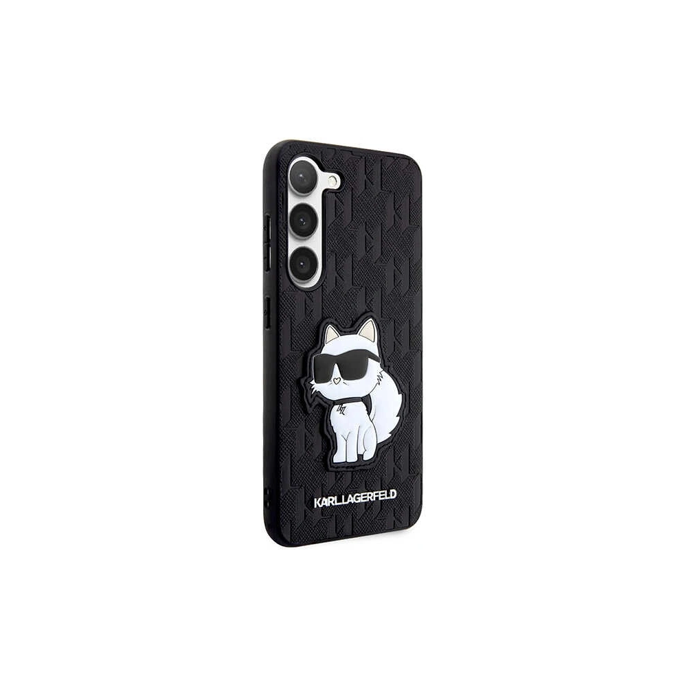 Hurtownia GSM - Etui Karl Lagerfeld KLHCS23MSAKLHCPK Samsung Galaxy S23+ Plus hardcase czarny/black Saffiano Monogram Choupette - KLD1466 - {ean13} - Hurt