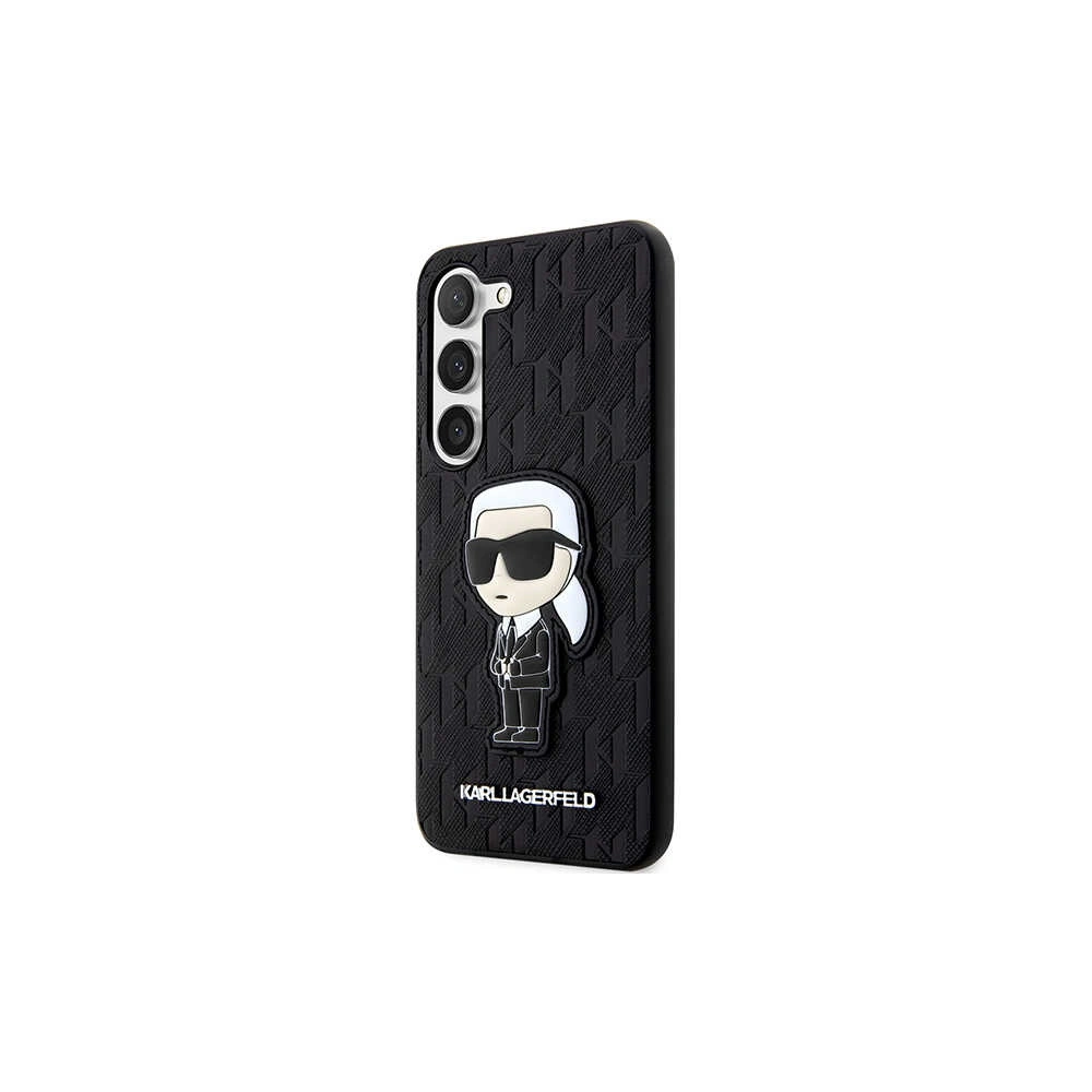 Hurtownia GSM - Etui Karl Lagerfeld KLHCS23MSAKLHKPK Samsung Galaxy S23+ Plus hardcase černý/black Saffiano Monogram Ikonik - KLD1467 - {ean13} - Hurt