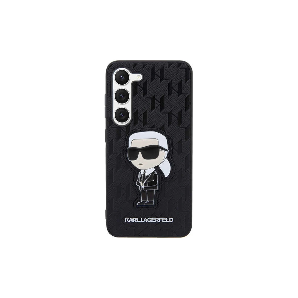 Hurtownia GSM - Etui Karl Lagerfeld KLHCS23MSAKLHKPK Samsung Galaxy S23+ Plus hardcase černý/black Saffiano Monogram Ikonik - KLD1467 - {ean13} - Hurt