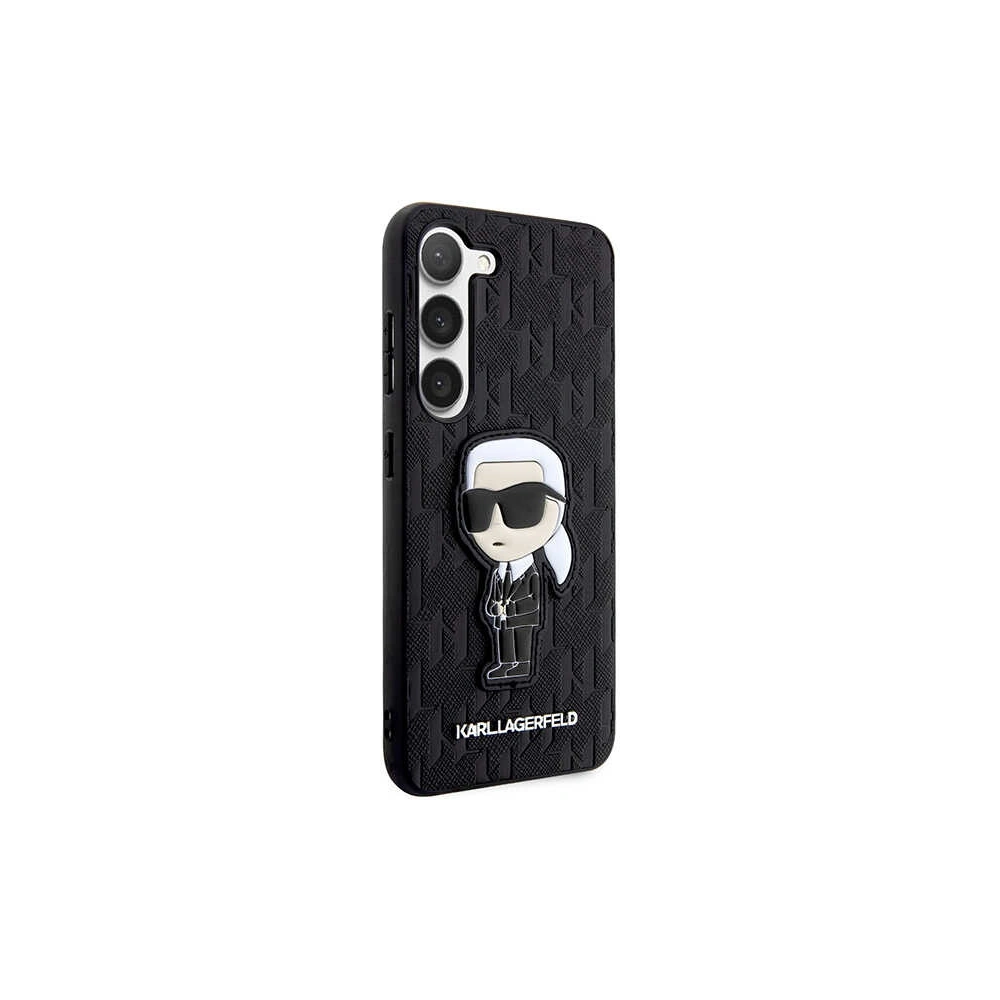 Hurtownia GSM - Etui Karl Lagerfeld KLHCS23MSAKLHKPK Samsung Galaxy S23+ Plus hardcase černý/black Saffiano Monogram Ikonik - KLD1467 - {ean13} - Hurt